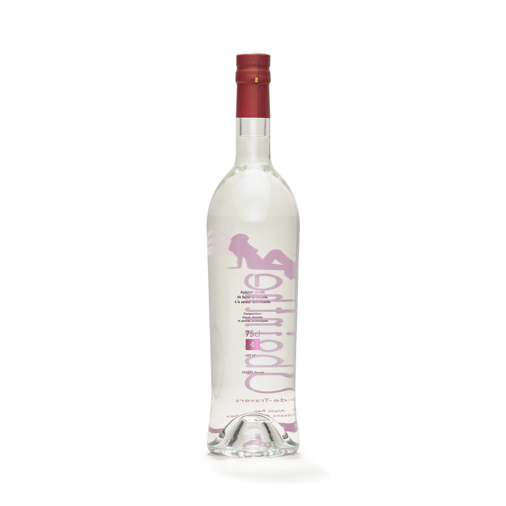 Distillerie Alain Rey absinthe blanche 10cl 68% back view