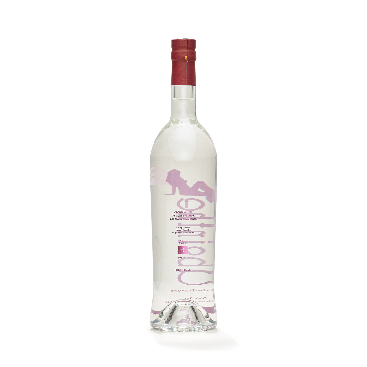 Distillerie Alain Rey absinthe blanche 10cl 68% back view