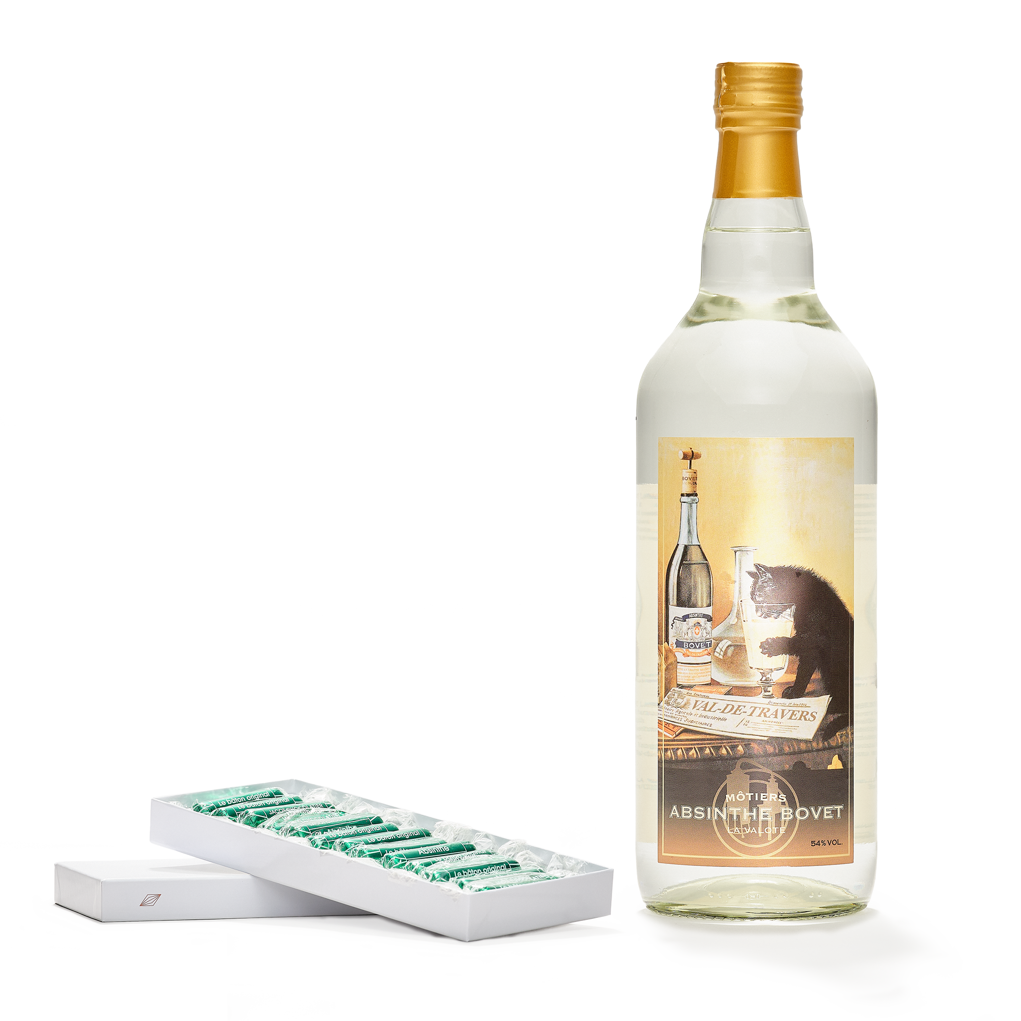 Selezione di Assenzio, con un cioccolato all’assenzio