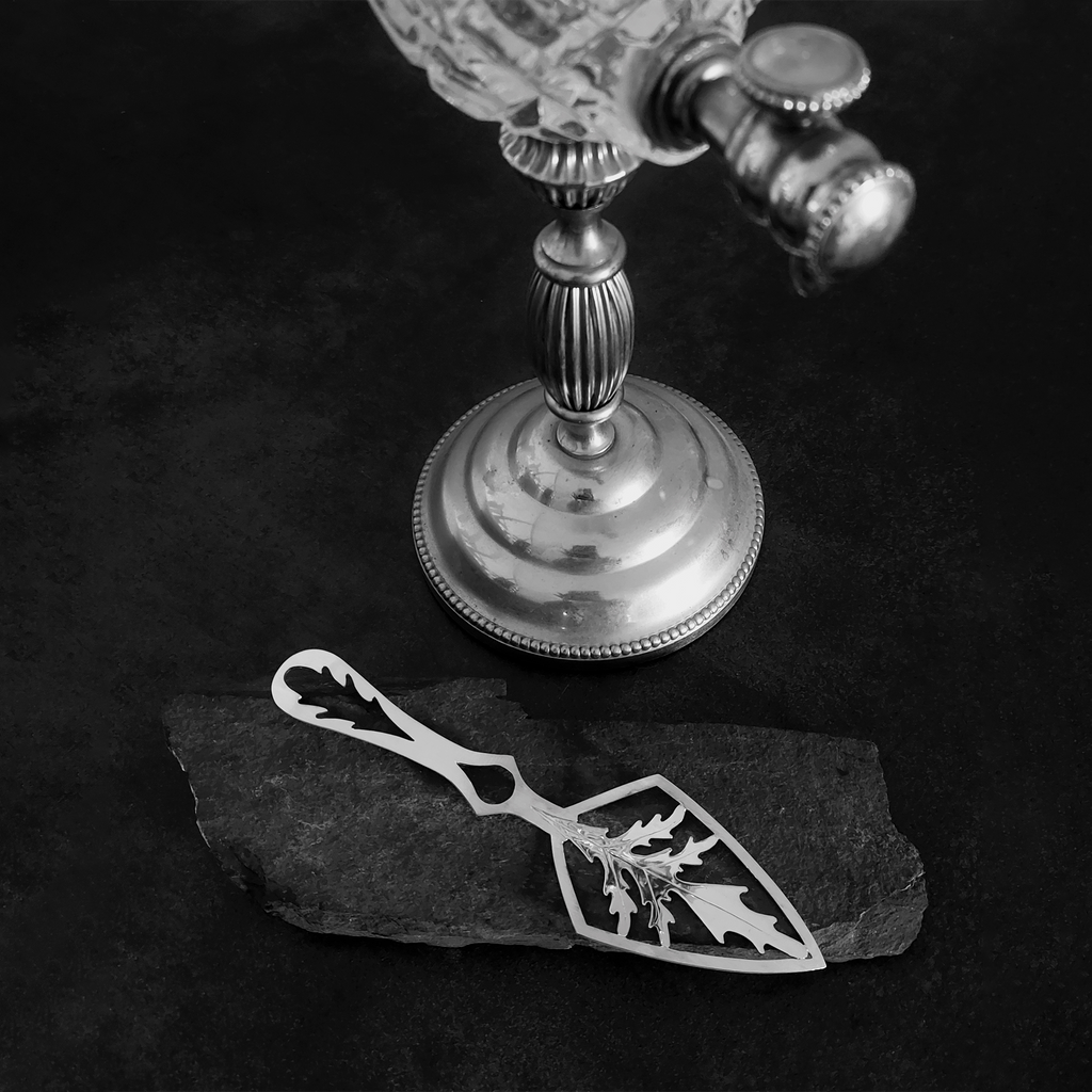 Cuillère à absinthe en argent par Laure Moyne — Pièce artisanale unique