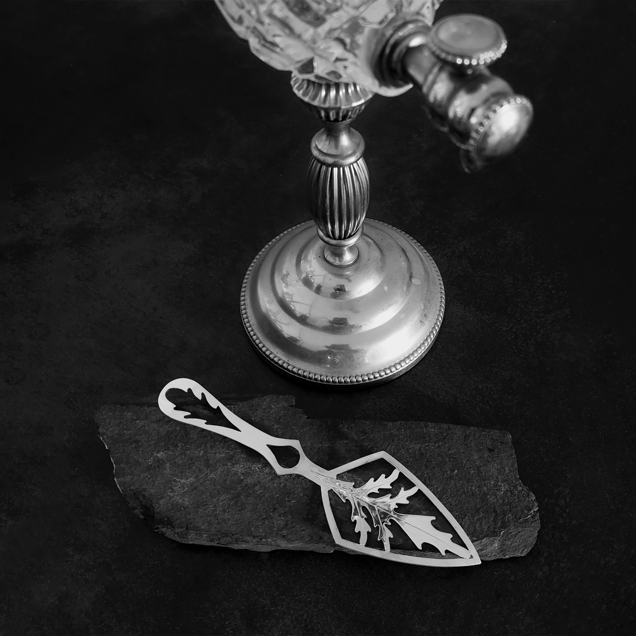 Cuillère à absinthe en argent par Laure Moyne — Pièce artisanale unique