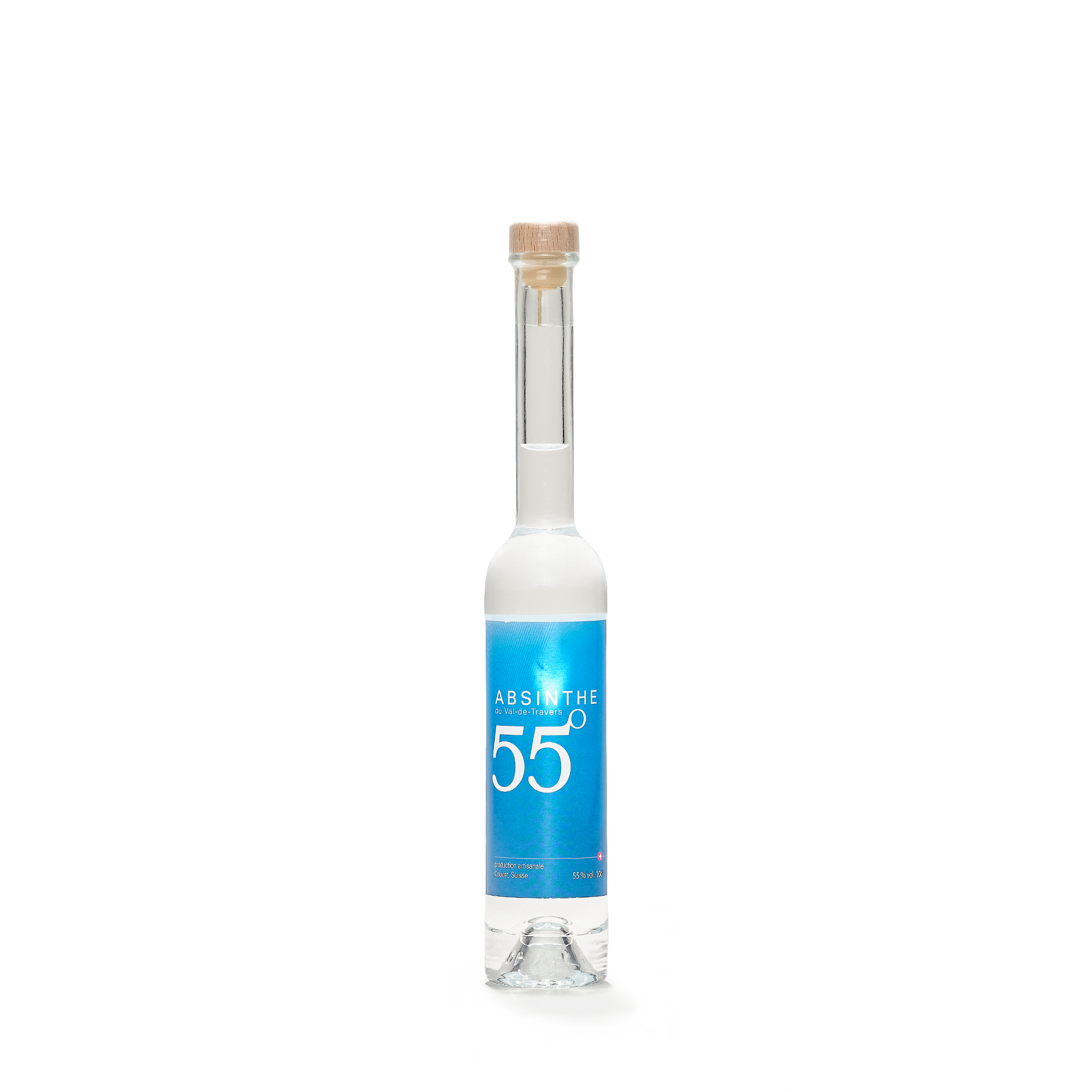 Distillerie DistAB La 55 absinthe blanche 10cl 55% front view