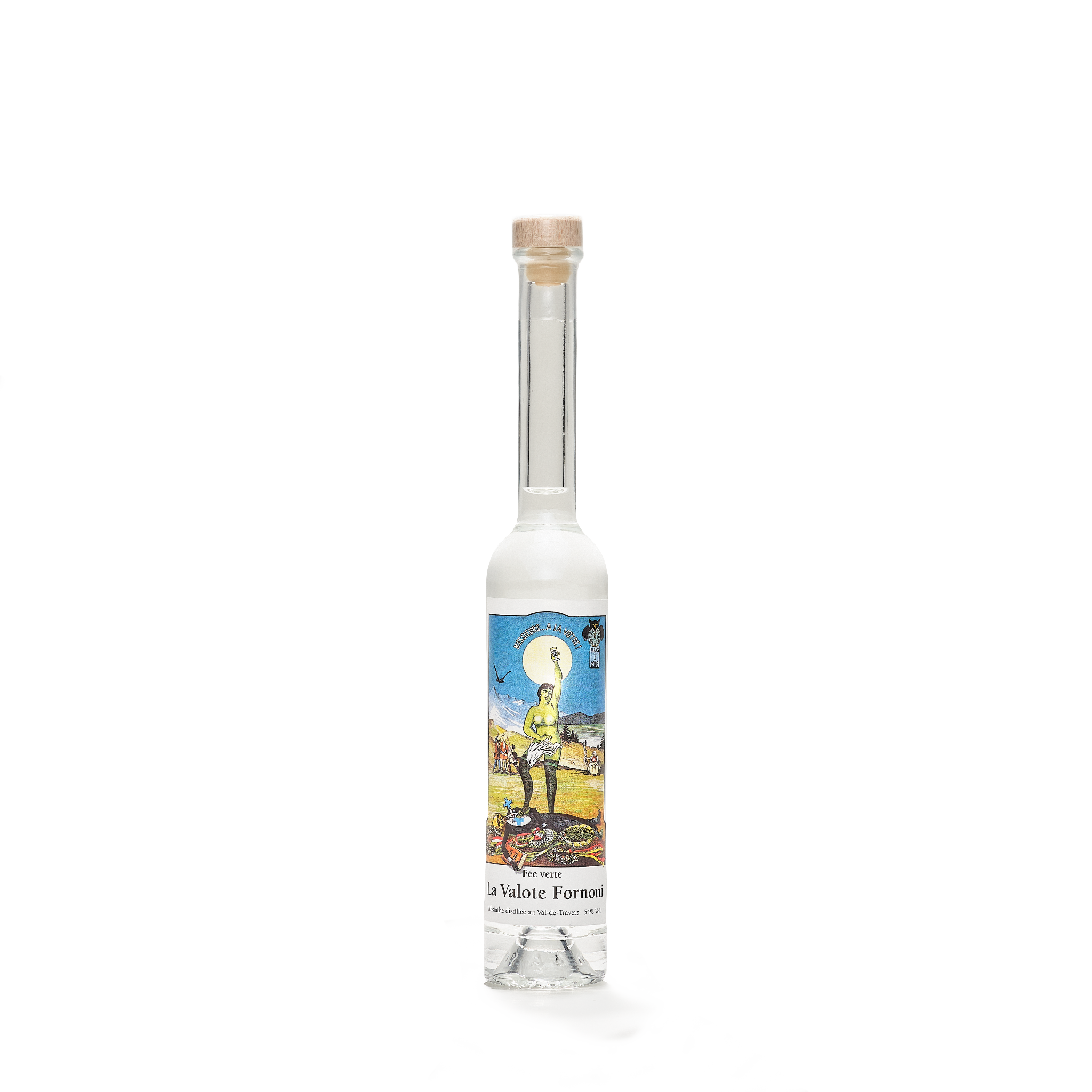 Distillerie La Valote-Fornoni absinthe blanche Fornoni 10cl front view