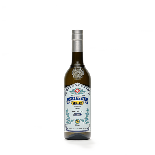 Absinthe Kübler absinthe blanche 50cl 53% front view