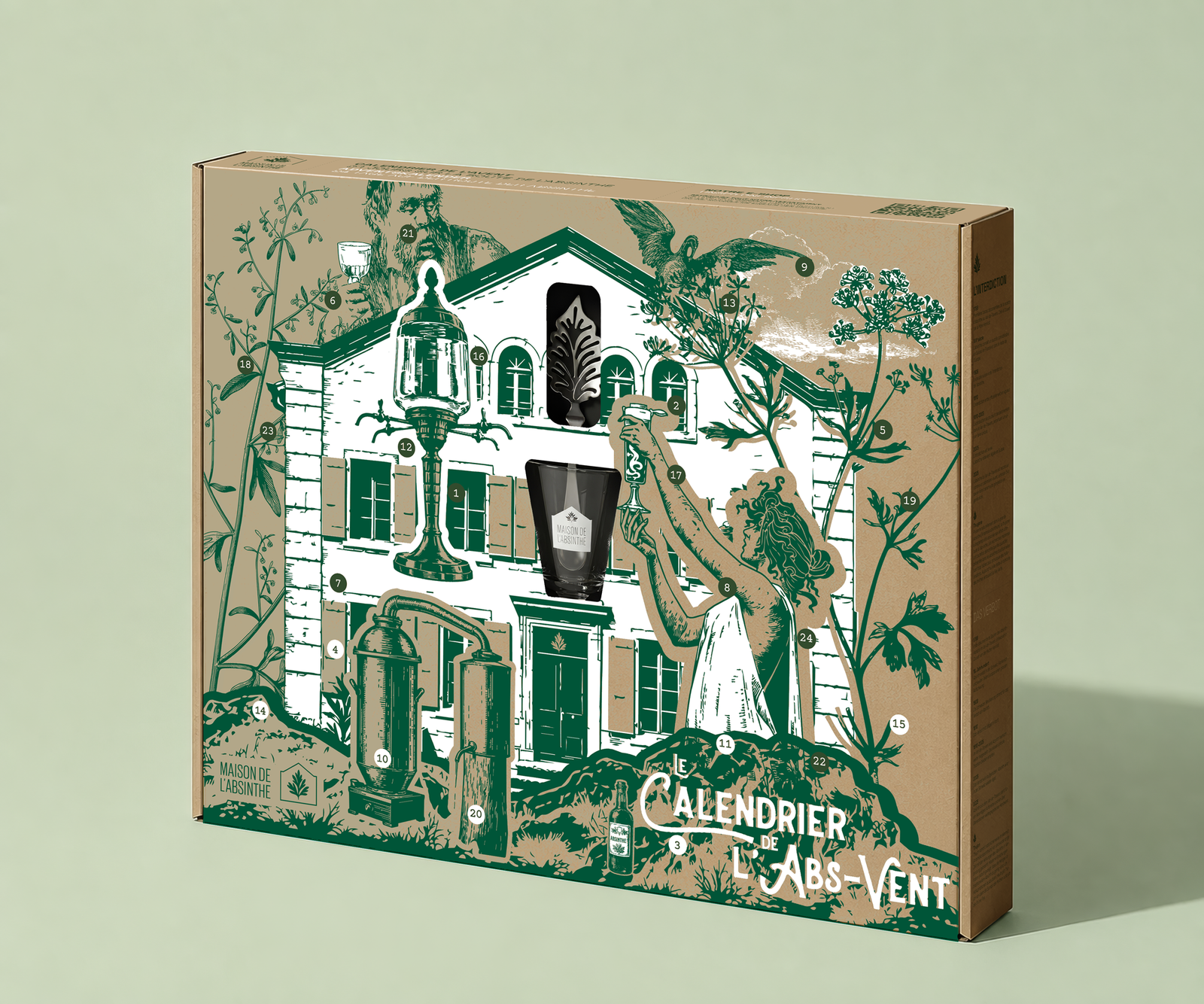 Maison de l'Absinthe Advent Calendar : 24 Days of Discovery