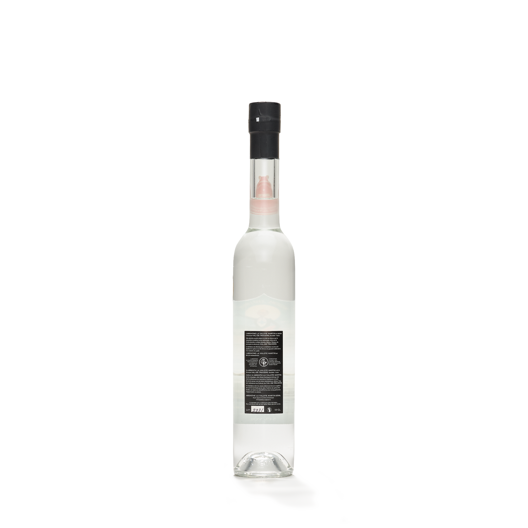 Distillerie La Valote-Martin Absinthe Belle Epoque absinthe blanche 50cl 54% back view