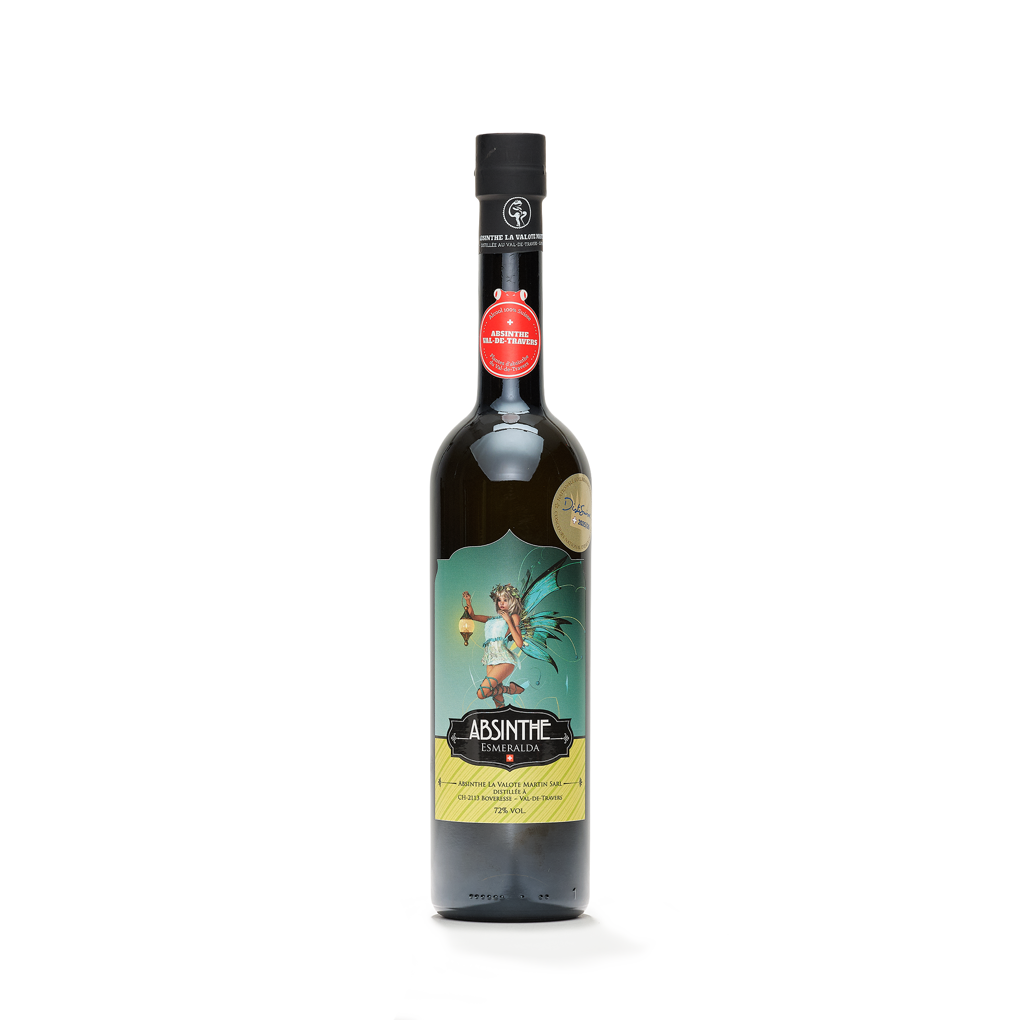 Distillerie La Valote-Martin Absinthe Esmeralda absinthe verte 70cl 72% front view