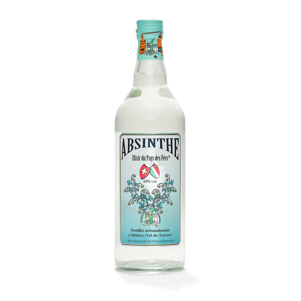 Absinthe Père François Elixir du Pays des Fées absinthe blanche 100cl 55% front view