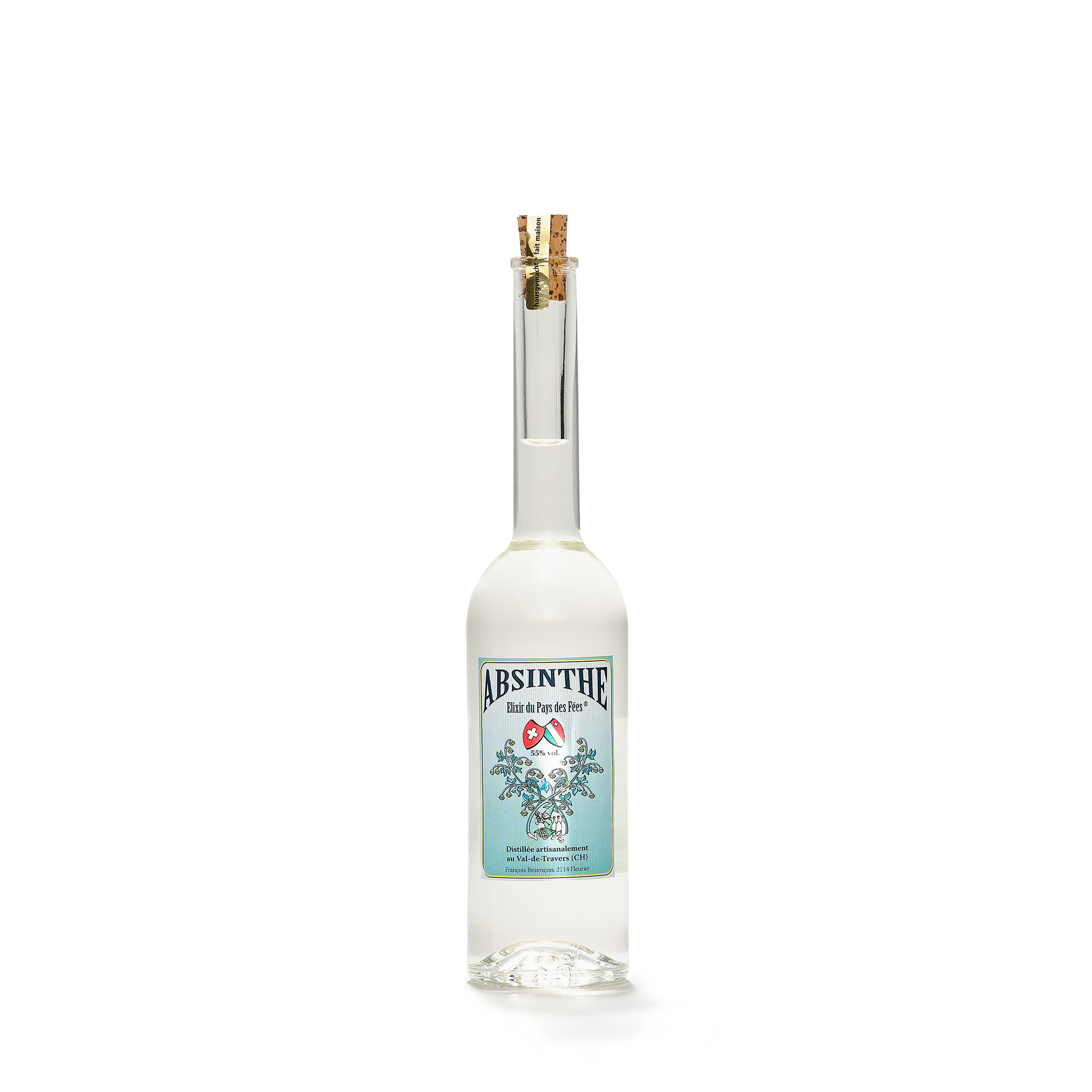 Absinthe Père François Elixir du Pays des Fées absinthe blanche 20cl 55% front view