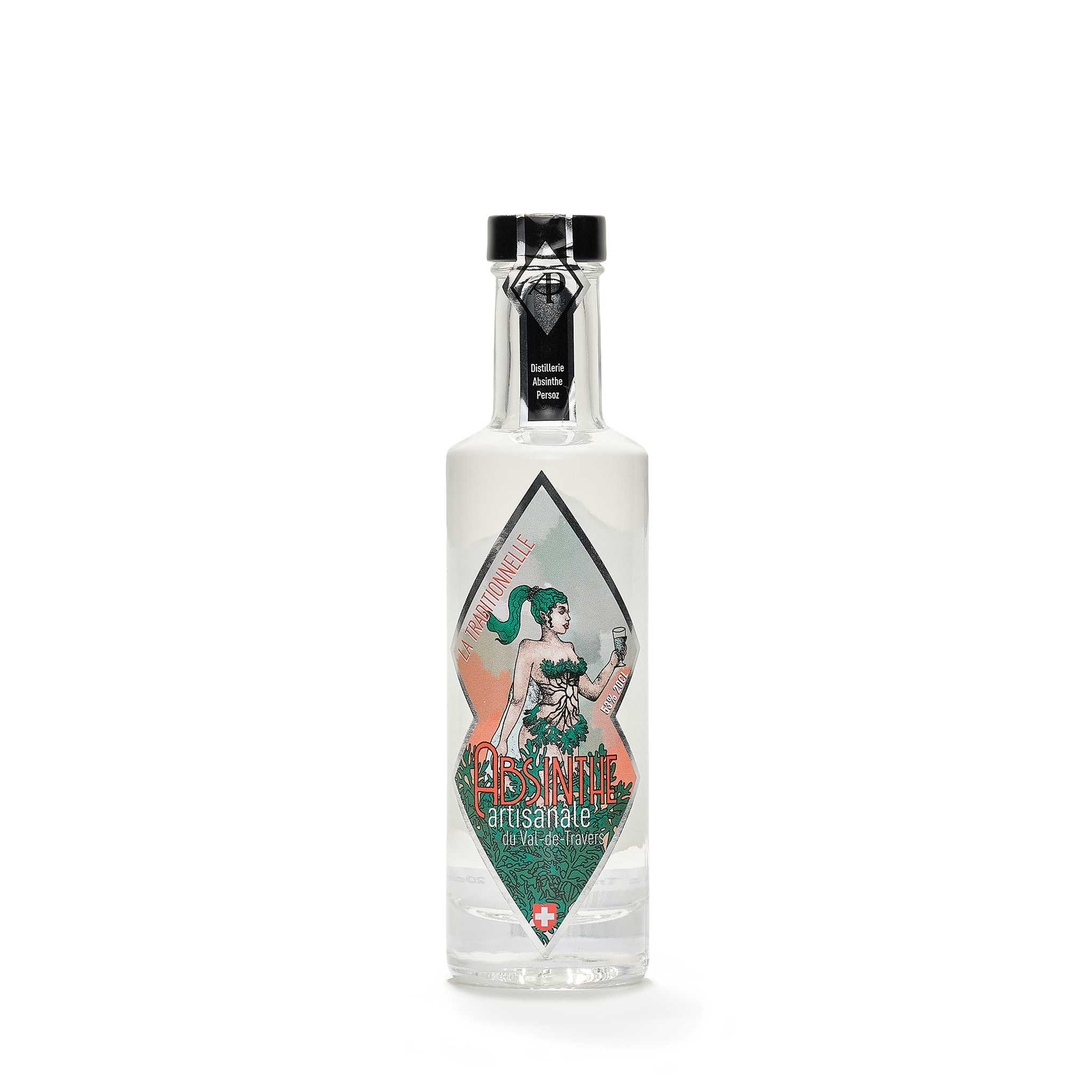 Distillerie Persoz La Traditionnelle absinthe blanche 20cl 53% front view