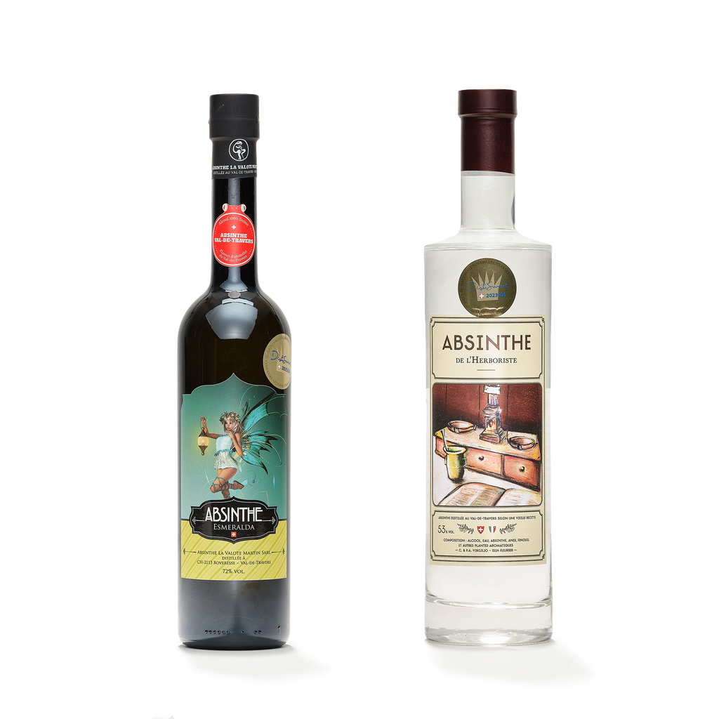 Componi il tuo duo di assenzi del Val-de-Travers — 2 × 70 cl