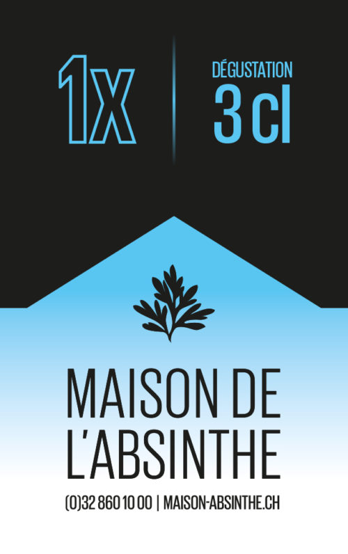 Carte cadeau - Dégustation de 1 absinthe de 3 cl